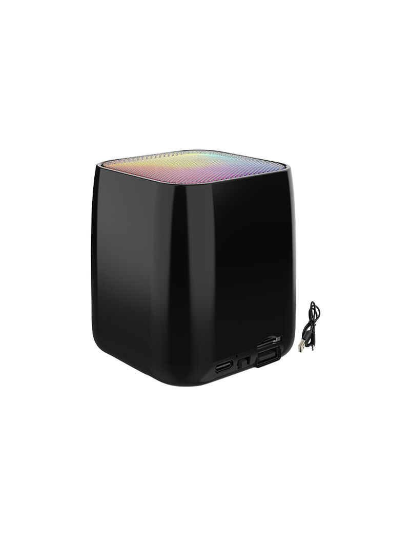 Mini haut parleur portable avec lumiére RGB ZQS1209