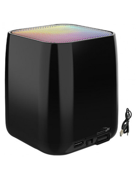 Mini haut parleur portable avec lumiére RGB ZQS1209